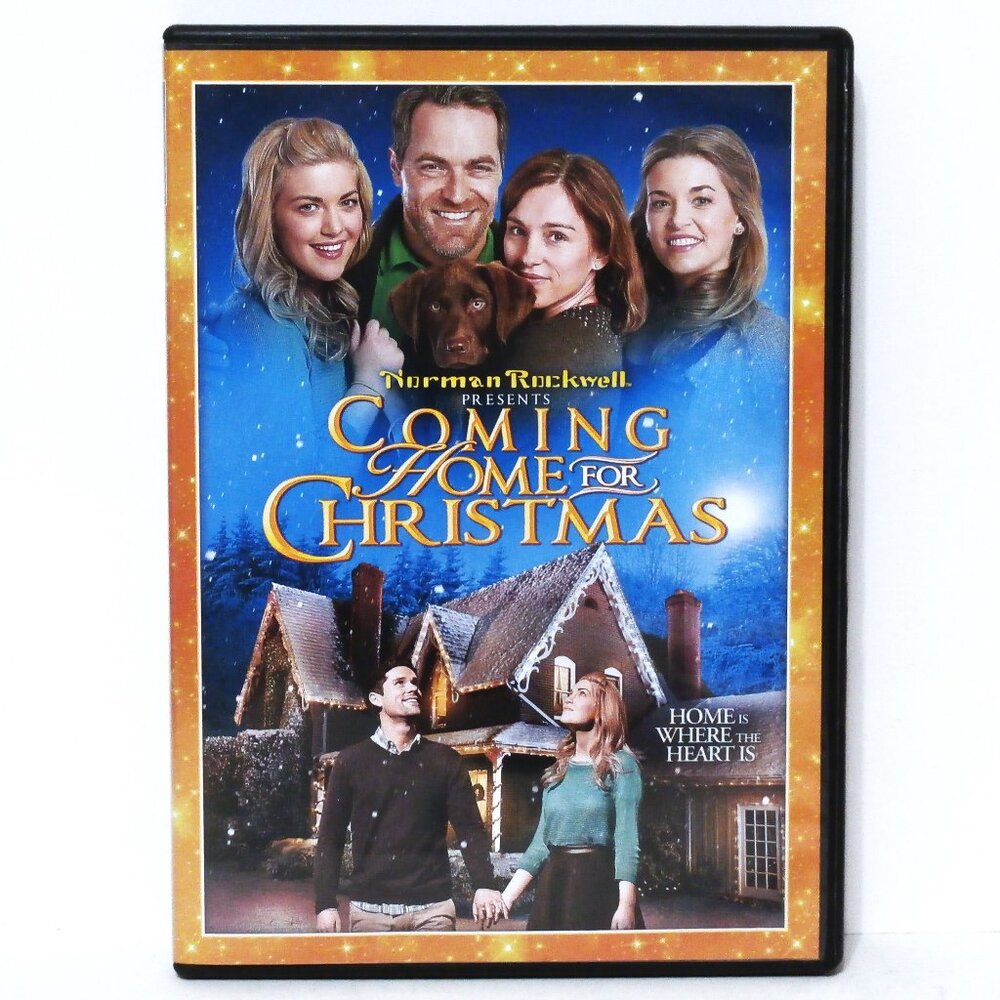 Norman Rockwell COMING HOME FOR CHRISTMAS DVD Carly McKillip, Britt McKillip